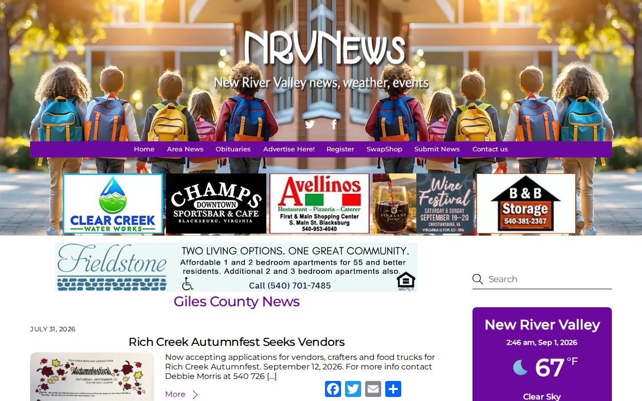 Giles County local crime news source for event reporting